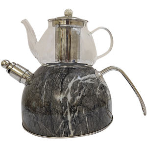 ست کتری و قوری طرح سنگ