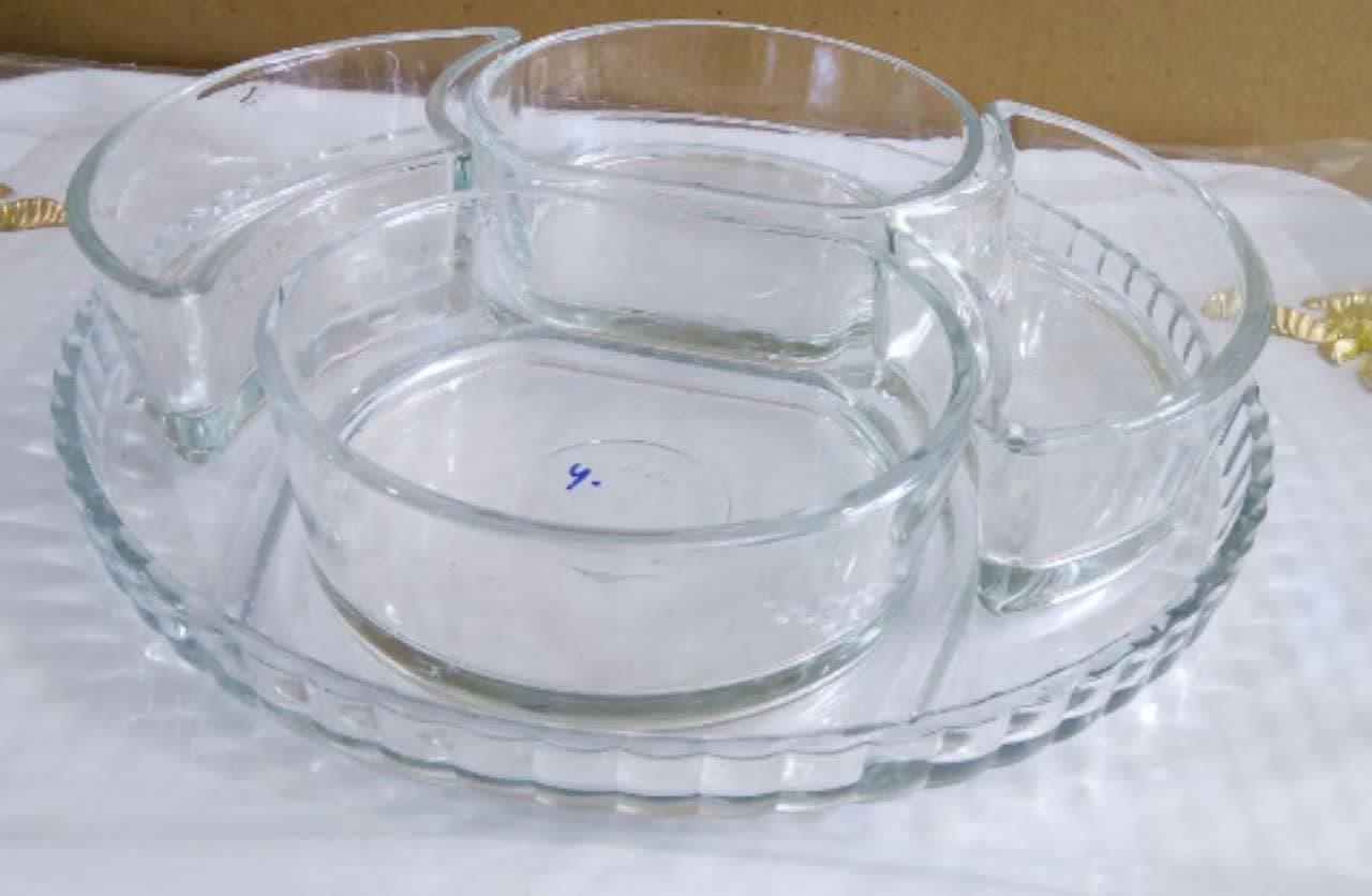 اردوخوری بلوری 4خانه ای