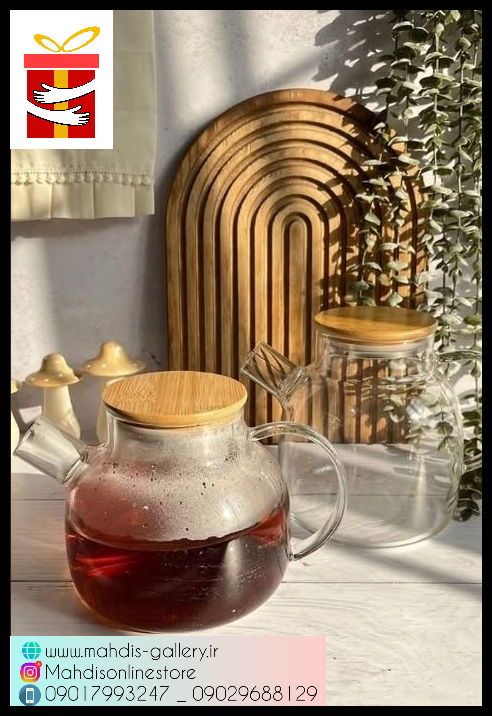 قوری درب بامبو 1000 میل